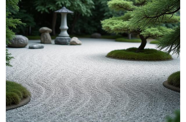 静寂な禅庭園